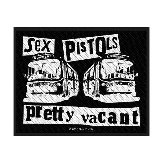 Sex Pistols Sew-On Patch - Pretty Vacant (Packaged) | Buy Now For 19.99