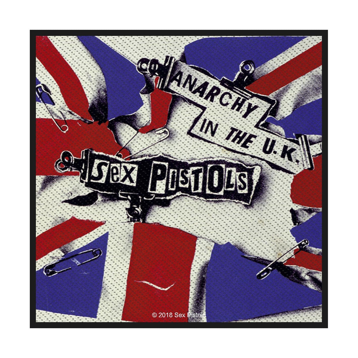 Sex Pistols Sew-On Patch - Anarchy In The U.K. (Packaged) | Buy Now For 19.99