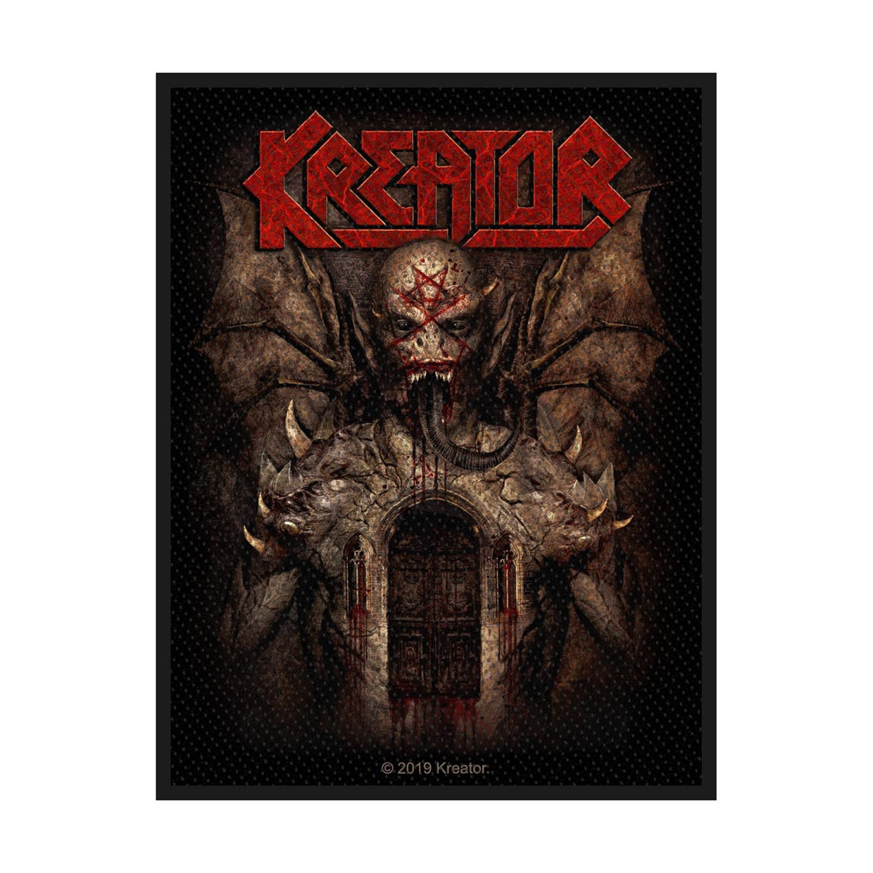 Kreator Sew-On Patch - Gods Of Violence (Packaged) | Buy Now For 19.99