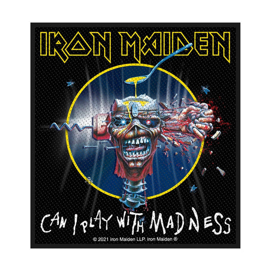 Iron Maiden Sew-On Patch - Can I Play With Madness (Patch - Packaged) | Buy Now For 19.99