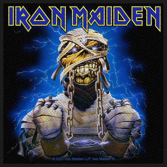 Iron Maiden Patches - Woven Sew On - Powerslave Eddie