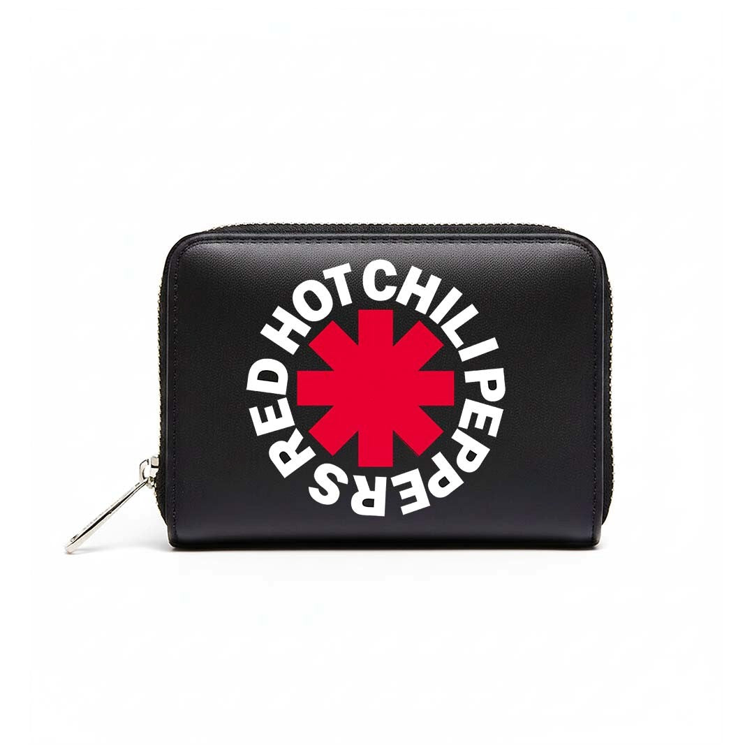 Rocksax Red Hot Chili Peppers Purse (Women's Bi-Fold Zipped Wallet) - Asterix