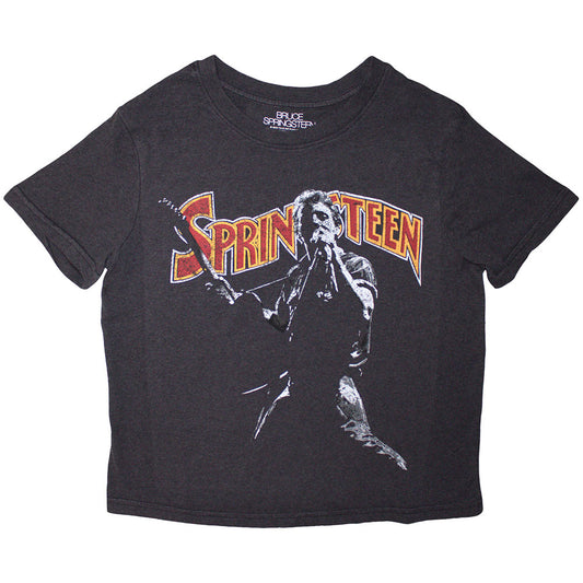 Bruce Springsteen Women's Crop Top - Stage Pose | Buy Now For 24.99