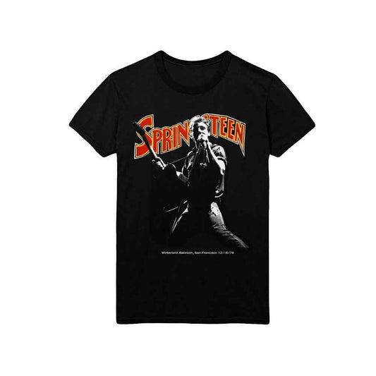 Bruce Springsteen T Shirt - Winterland Ballroom Singing