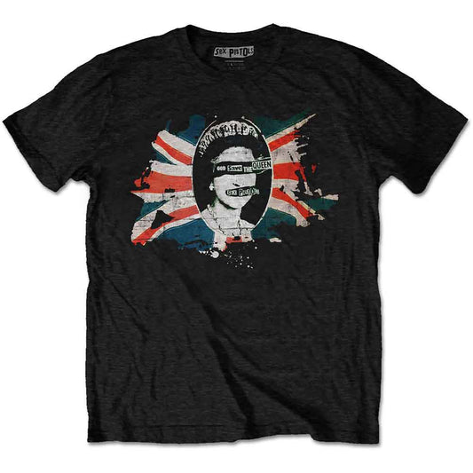 Sex Pistols T Shirt - God Save The Queen Flag