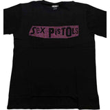 Sex Pistols T Shirt - Logo Diamante