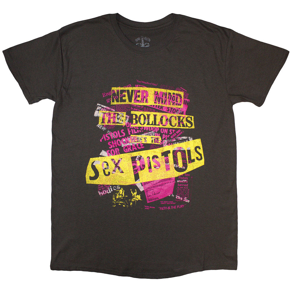 Sex Pistols T Shirt - Nmtb Text Overlay | Buy Now For 24.99