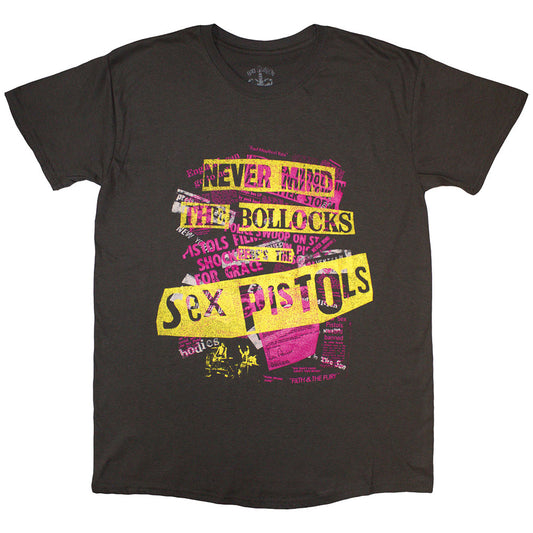 Sex Pistols T Shirt - Nmtb Text Overlay | Buy Now For 24.99