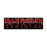 Iron Maiden Sew-On Patch - Senjutsu Logo (Superstrip Patch - Packaged) | Buy Now For 19.99