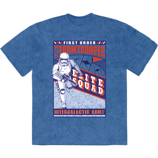 Star Wars T Shirt - First Order Elite Squad Stone Wash | Buy Now For 24.99