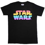 Star Wars T Shirt - Rainbow Logo