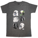 Star Wars T Shirt - Helmet Profiles