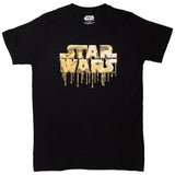 Star Wars T Shirt - Gold Drip Logo | Buy Now For 19.99
