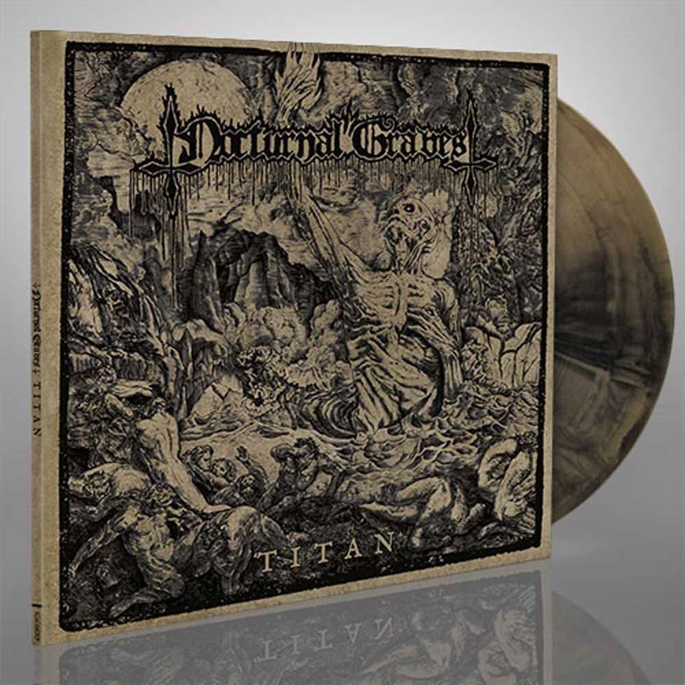 Nocturnal Graves LP - Titan (Gold/Black Vinyl) | Buy Now For 37.99