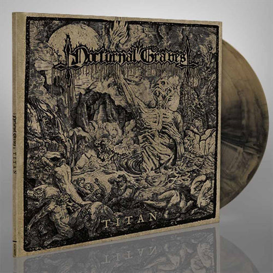 Nocturnal Graves LP - Titan (Gold/Black Vinyl) | Buy Now For 37.99