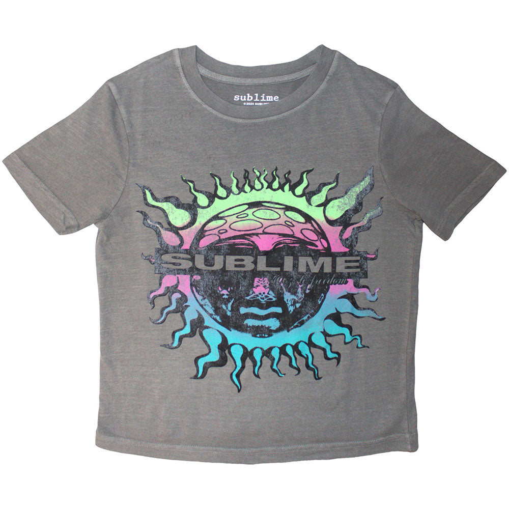 Sublime Women's Crop Top - Gradient Sun | Buy Now For 24.99