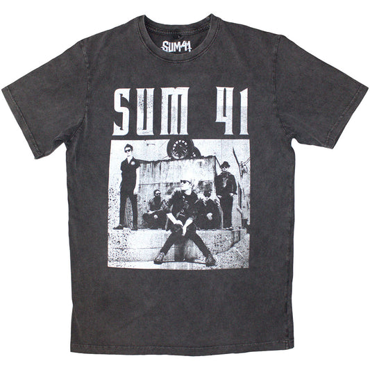 Sum 41 T Shirt - Box Photo Stone Wash