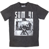 Sum 41 T Shirt - Box Photo Stone Wash