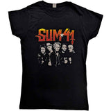 Sum 41 Woman's T Shirt - Order In Decline Tour 2020 Band Photo