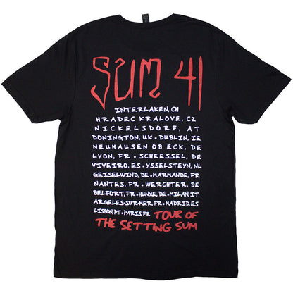 Sum 41 T Shirt - Tour '24 Skull