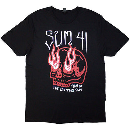 Sum 41 T Shirt - Tour '24 Skull