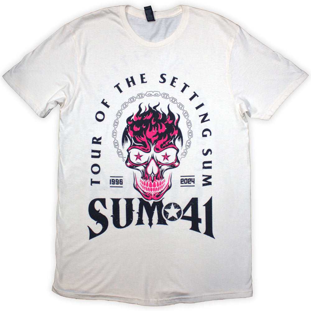 Sum 41 T Shirt - Tour '24 Pink Skull