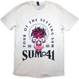 Sum 41 T Shirt - Tour '24 Pink Skull