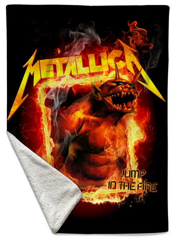 Rocksax Metallica Blanket - Jump In The Fire