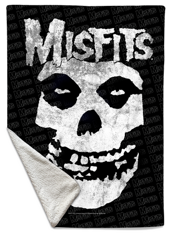 Rocksax Misfits Sherpa Fleece Blanket - Fiend