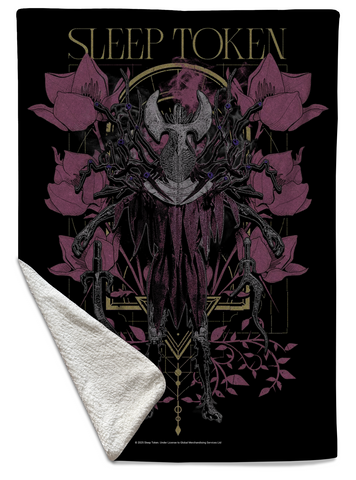 Rocksax Sleep Token Sherpa Fleece Blanket - Even In Arcadia 2