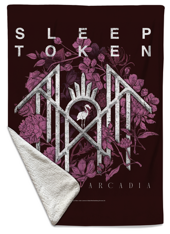 Rocksax Sleep Token Sherpa Fleece Blanket - Even In Arcadia 3