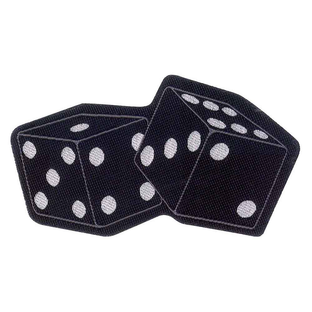 Generic Patches - Woven Sew On - Dice