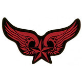 Generic Patches - Woven Sew On - Winged Nautical Star
