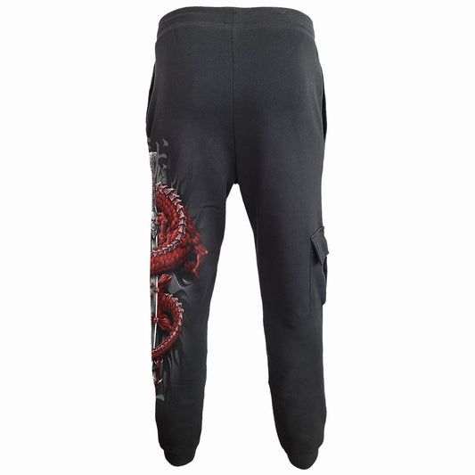 ORIENTAL DRAGON  - Casual Cargo Joggers