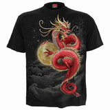 SHENLONG - Front Print T-Shirt Black