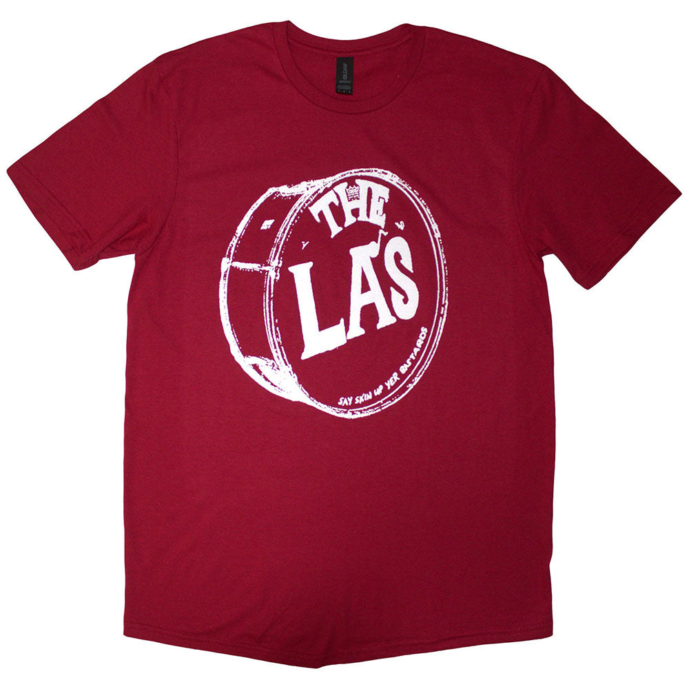 The La's T Shirt - White Drum Head Logo | Buy Now For 24.99