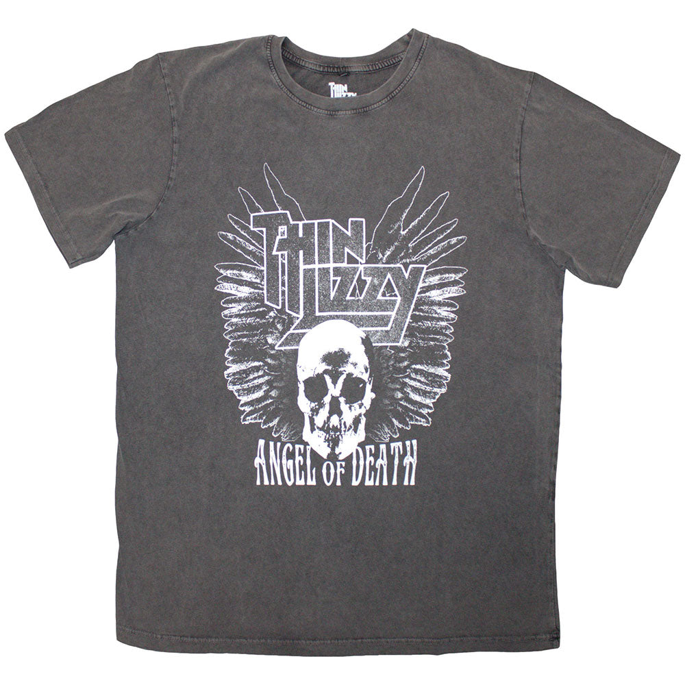 Thin Lizzy T Shirt - Angel Of Death Stone Wash | Buy Now For 24.99