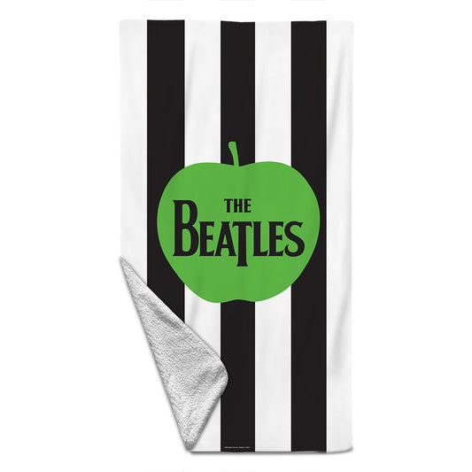 Rocksax The Beatles Towel - Apple Logo Stripes