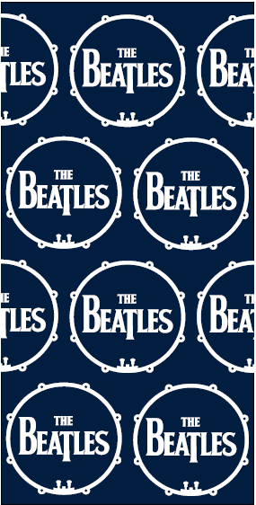 Rocksax The Beatles Towel - Drum