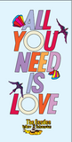 Rocksax The Beatles Towel - Love Is All You Need