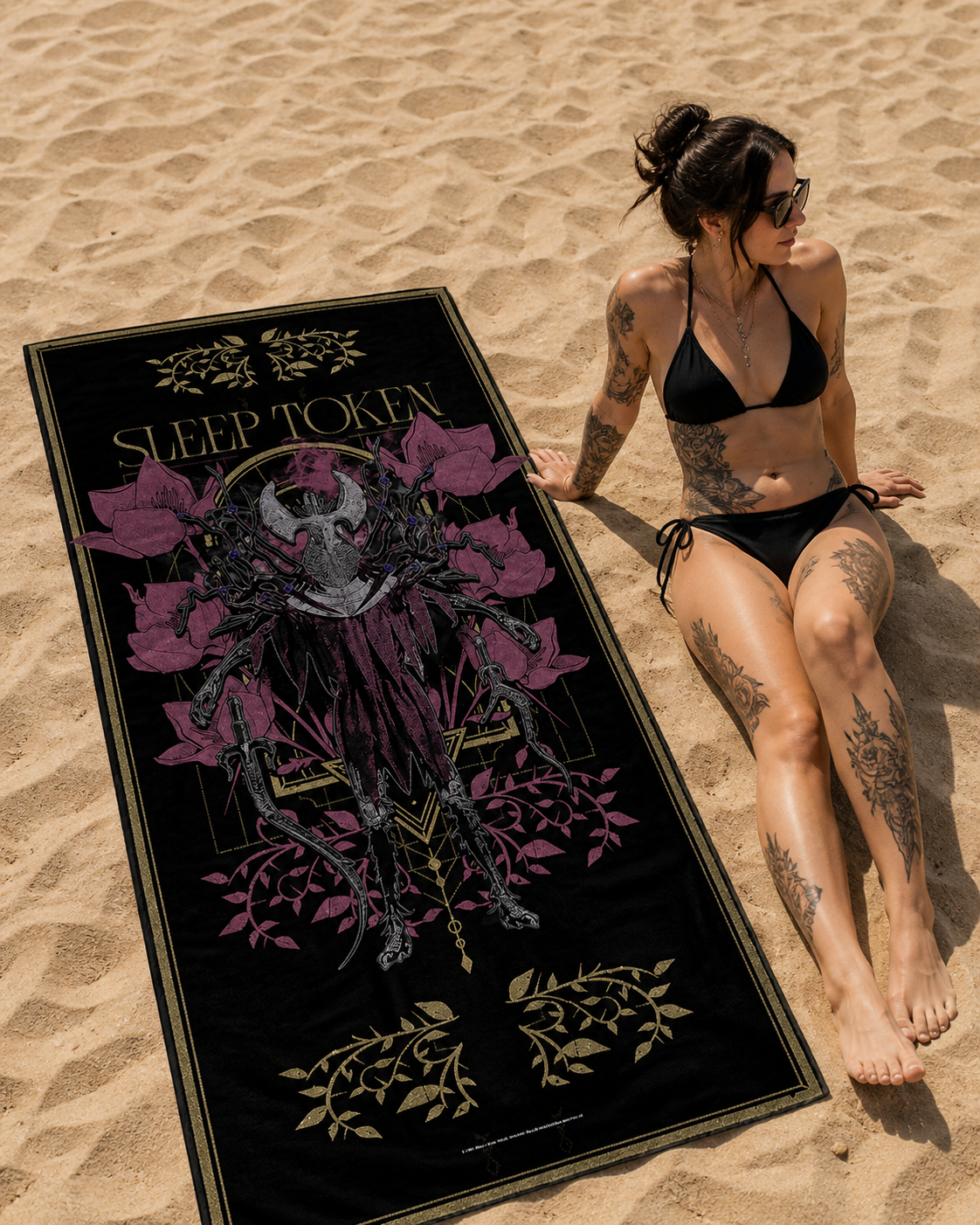 Rocksax Sleep Token Towel - Even In Arcadia 3