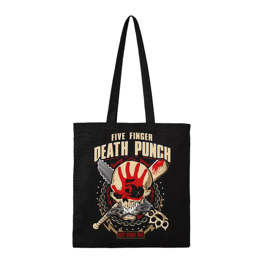 Rocksax Five Finger Death Punch Tote Bag - Got Your Six