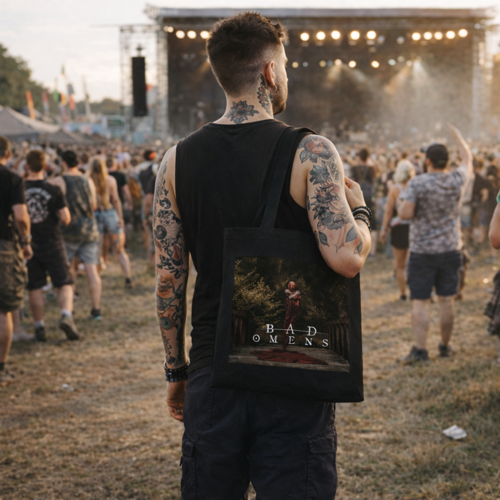 Rocksax Bad Omens Tote Bag - Self Titled Cover
