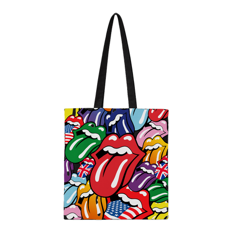 Rocksax The Rolling Stones Tote Bag - Tongues