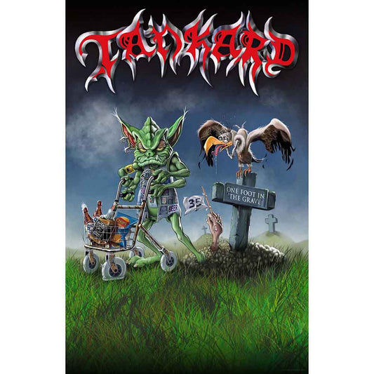 Tankard Posters - Textile - One Foot In The Grave