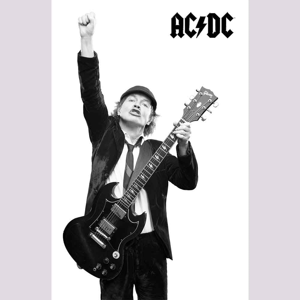 AC/DC Posters - Textile - Angus