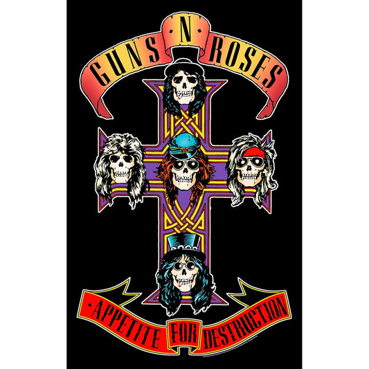 Guns N Roses Posters - Textile - Appetite For Destruction