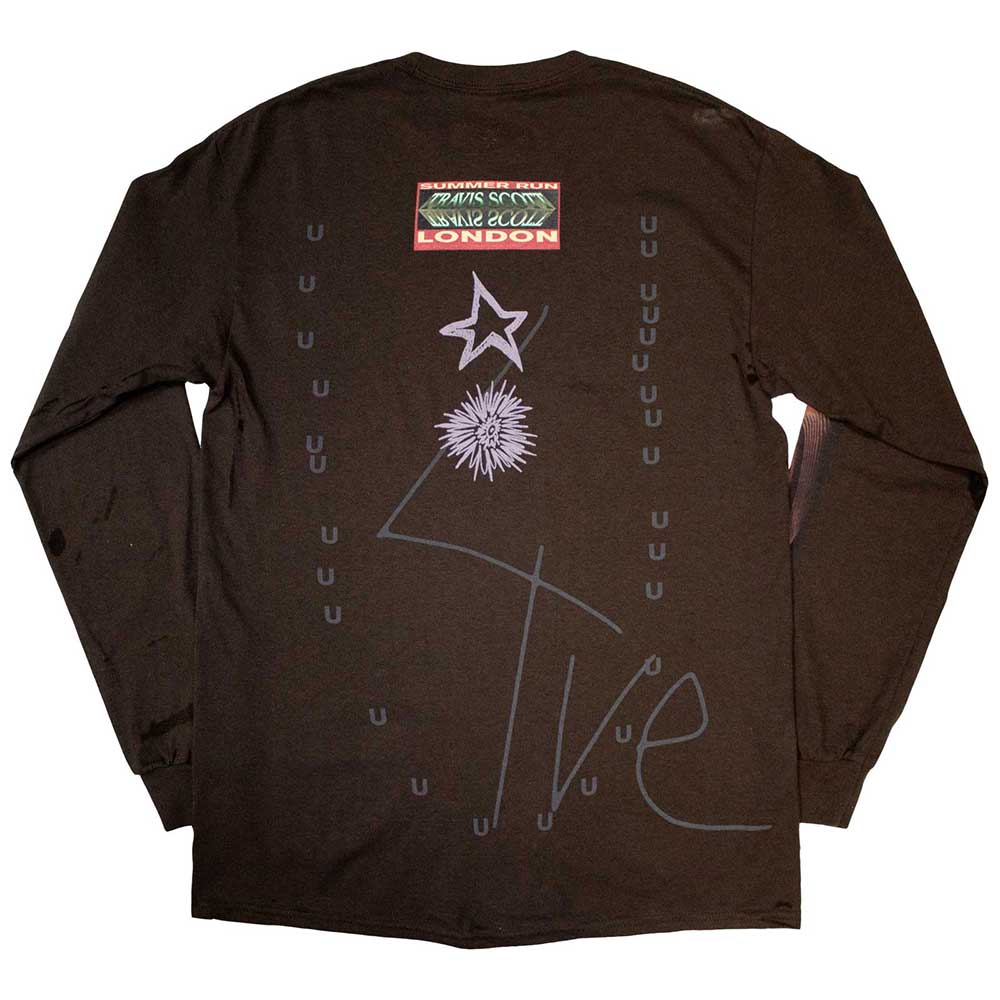 Travis Scott Long Sleeve T Shirt - Summer Run 2023 London