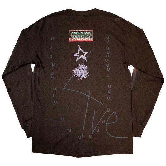 Travis Scott Long Sleeve T Shirt - Summer Run 2023 London