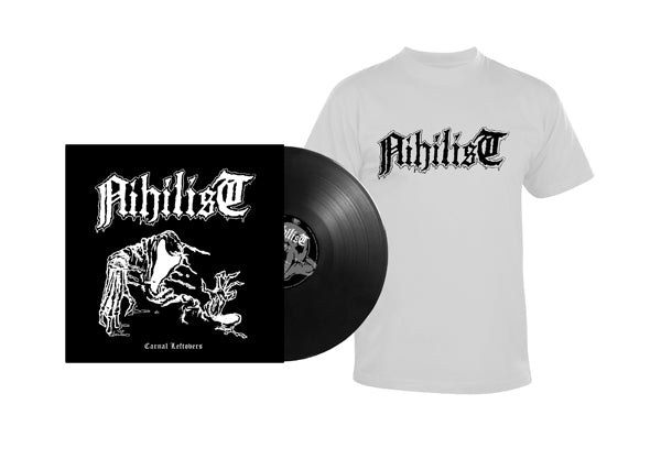 Nihilist LP - Carnal Leftovers (Lp + L T-Shirt) | Buy Now For 71.99
